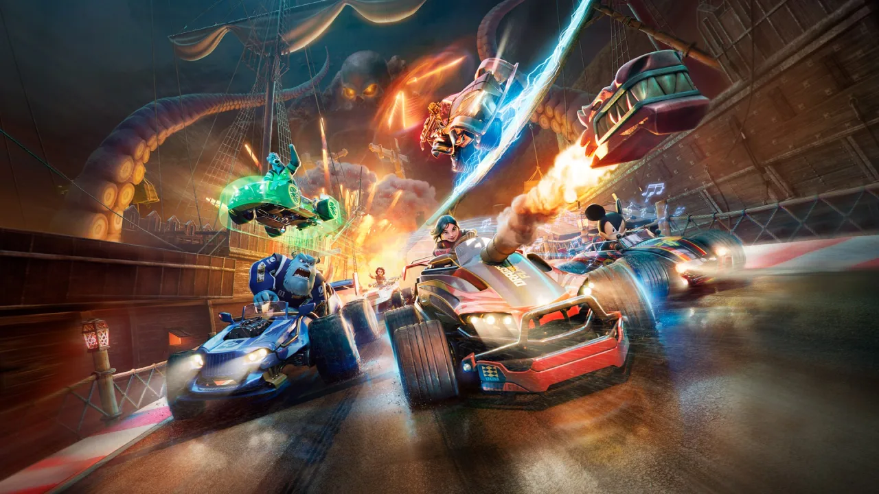 Cena do jogo Disney Speedstorm