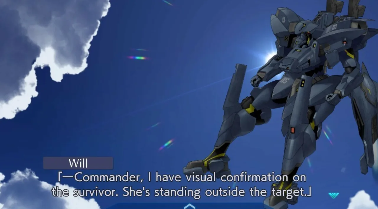 Cena do jogo Muv-Luv Unlimited: The Day After