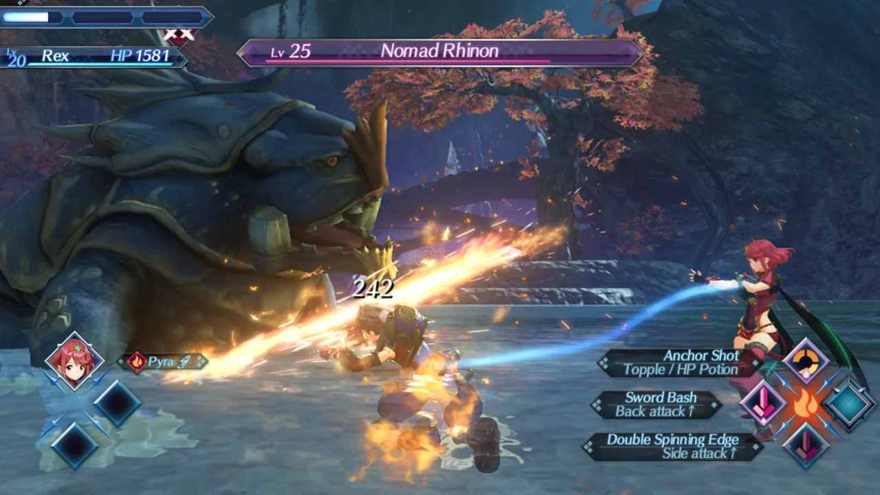 Cena do jogo Xenoblade Chronicles 2