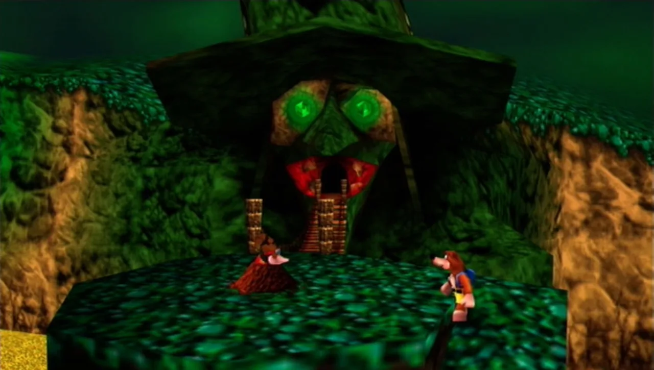 Cena do jogo Banjo-Kazooie