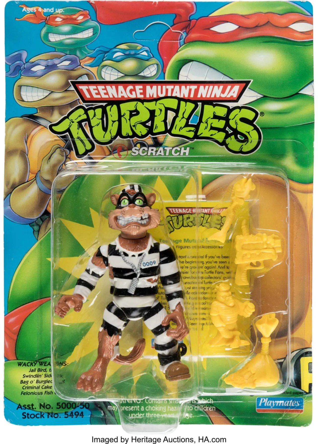 Imagem ilustrativa: Scratch the Cat da TMNT pode alcançar recorde de US$ 100 mil em leilão