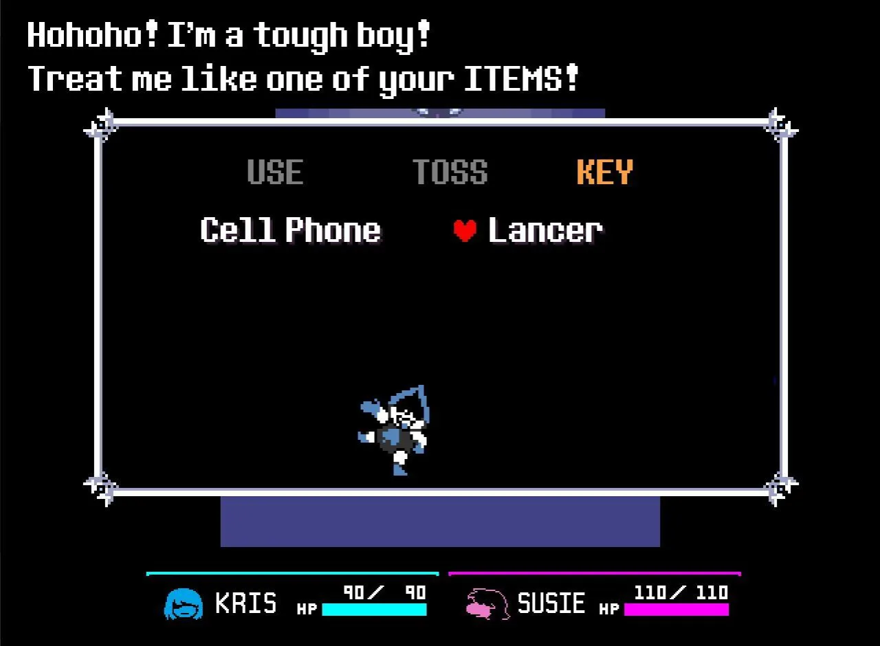 Cena do jogo Deltarune