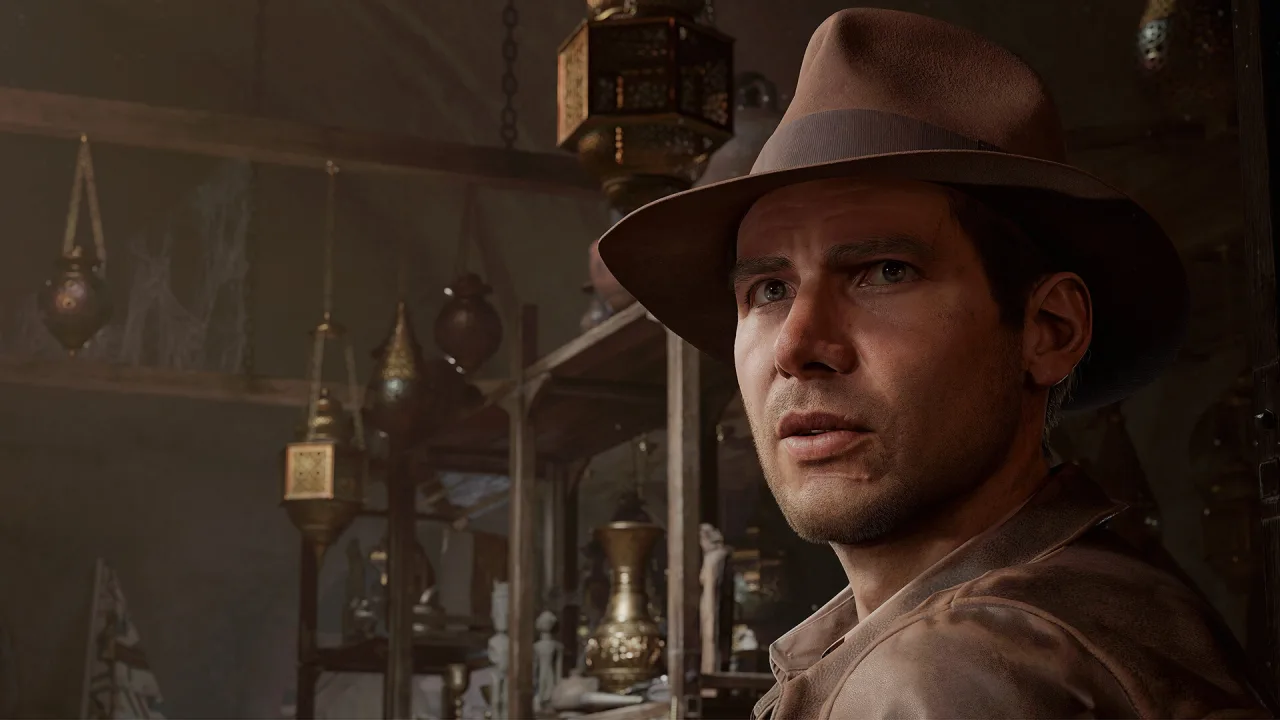Cena do jogo Indiana Jones and the Great Circle