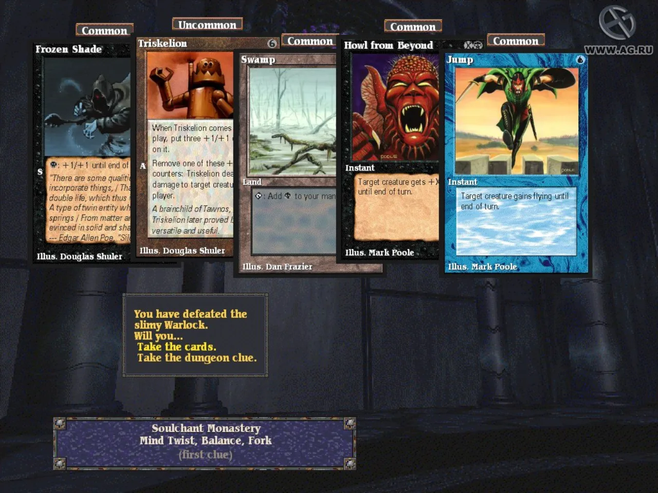 Cena do jogo Magic: The Gathering