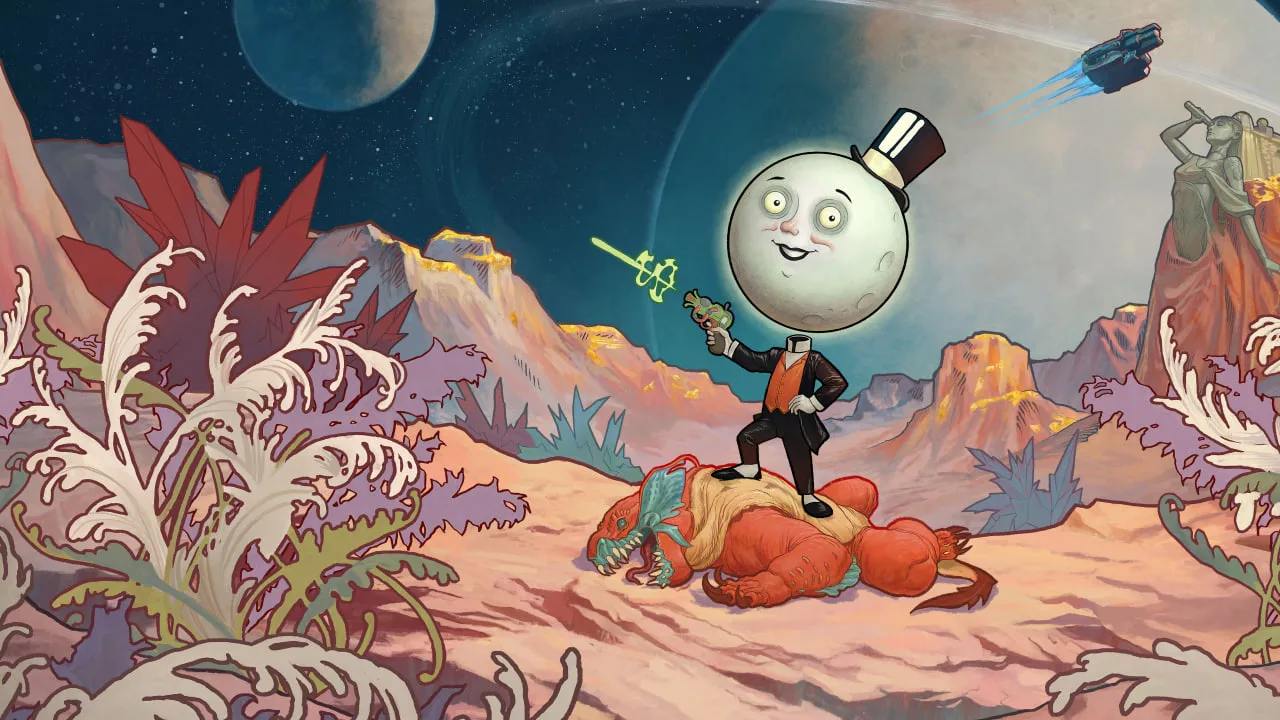 Cena do jogo The Outer Worlds 2