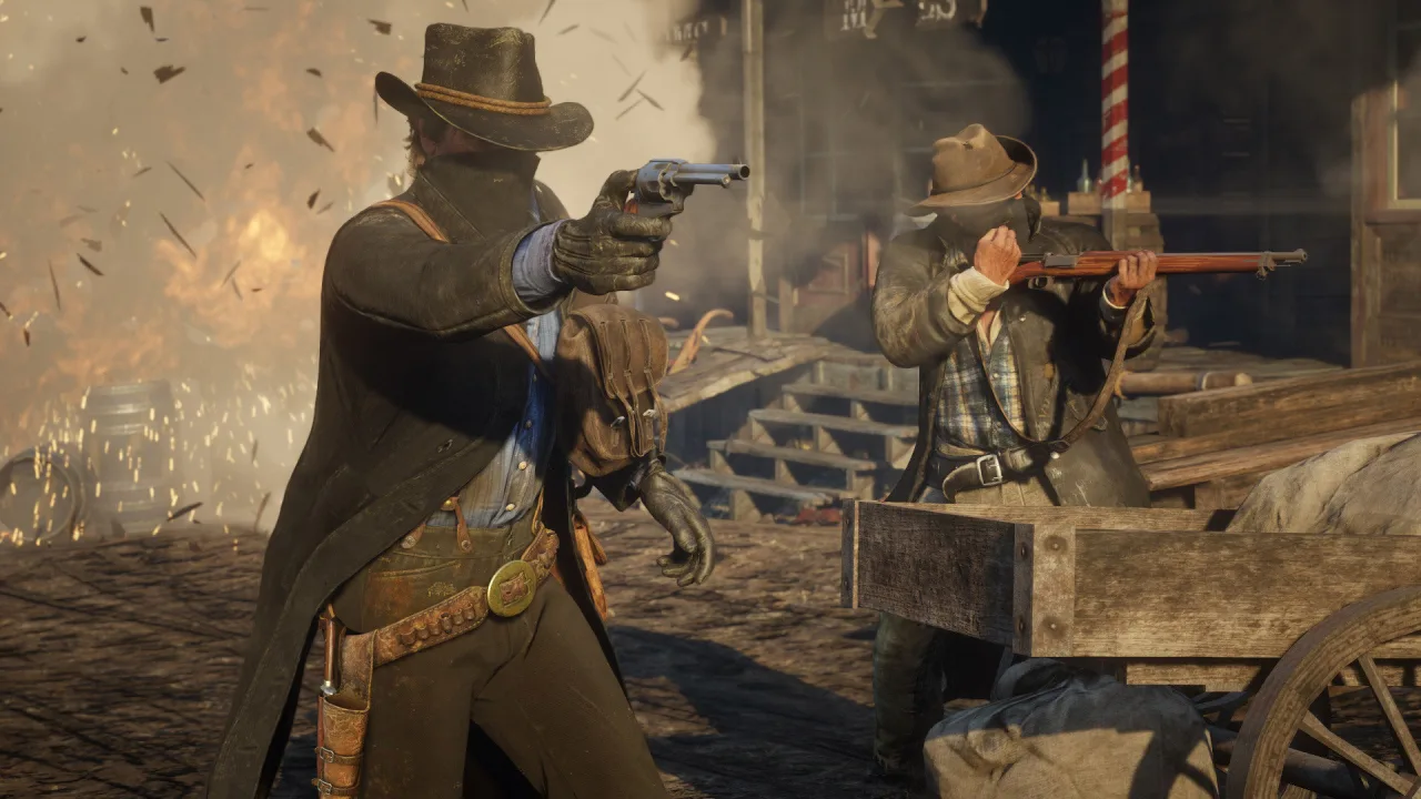 Cena do jogo Red Dead Redemption 2