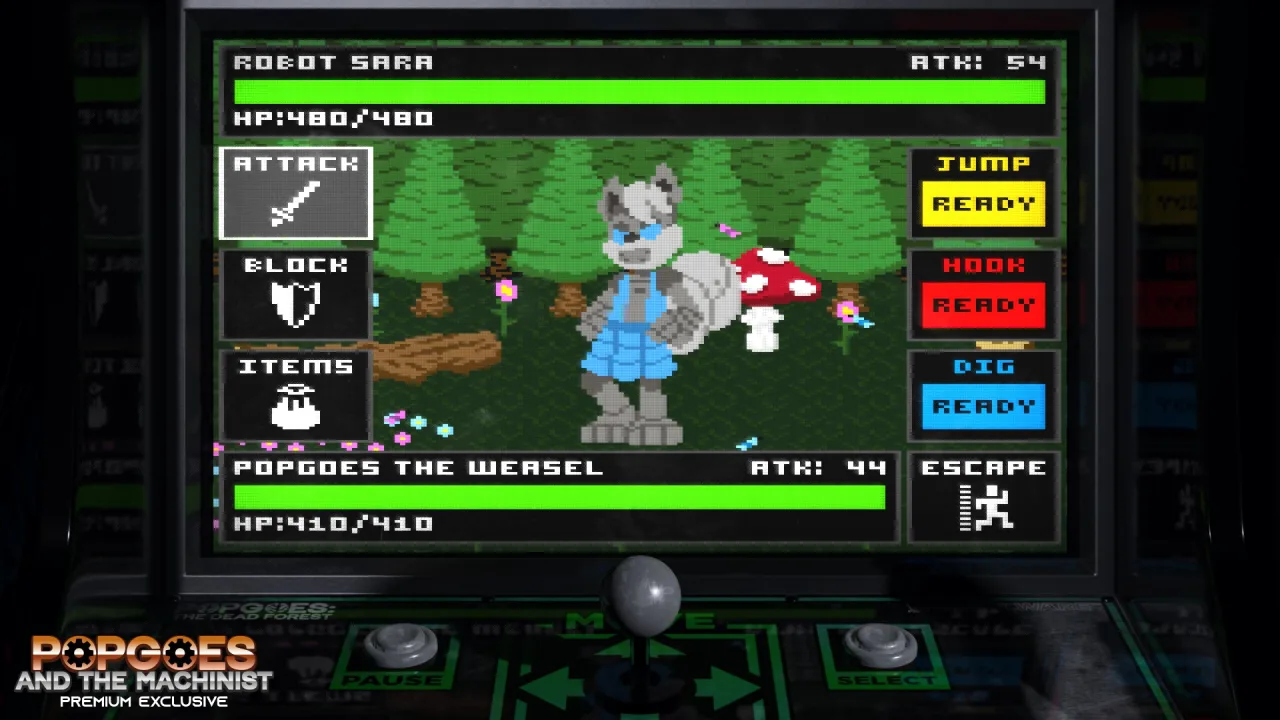 Cena do jogo Popgoes Arcade
