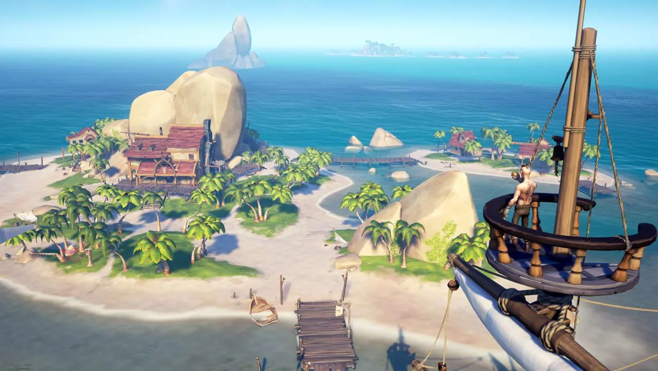 Cena do jogo Sea of Thieves