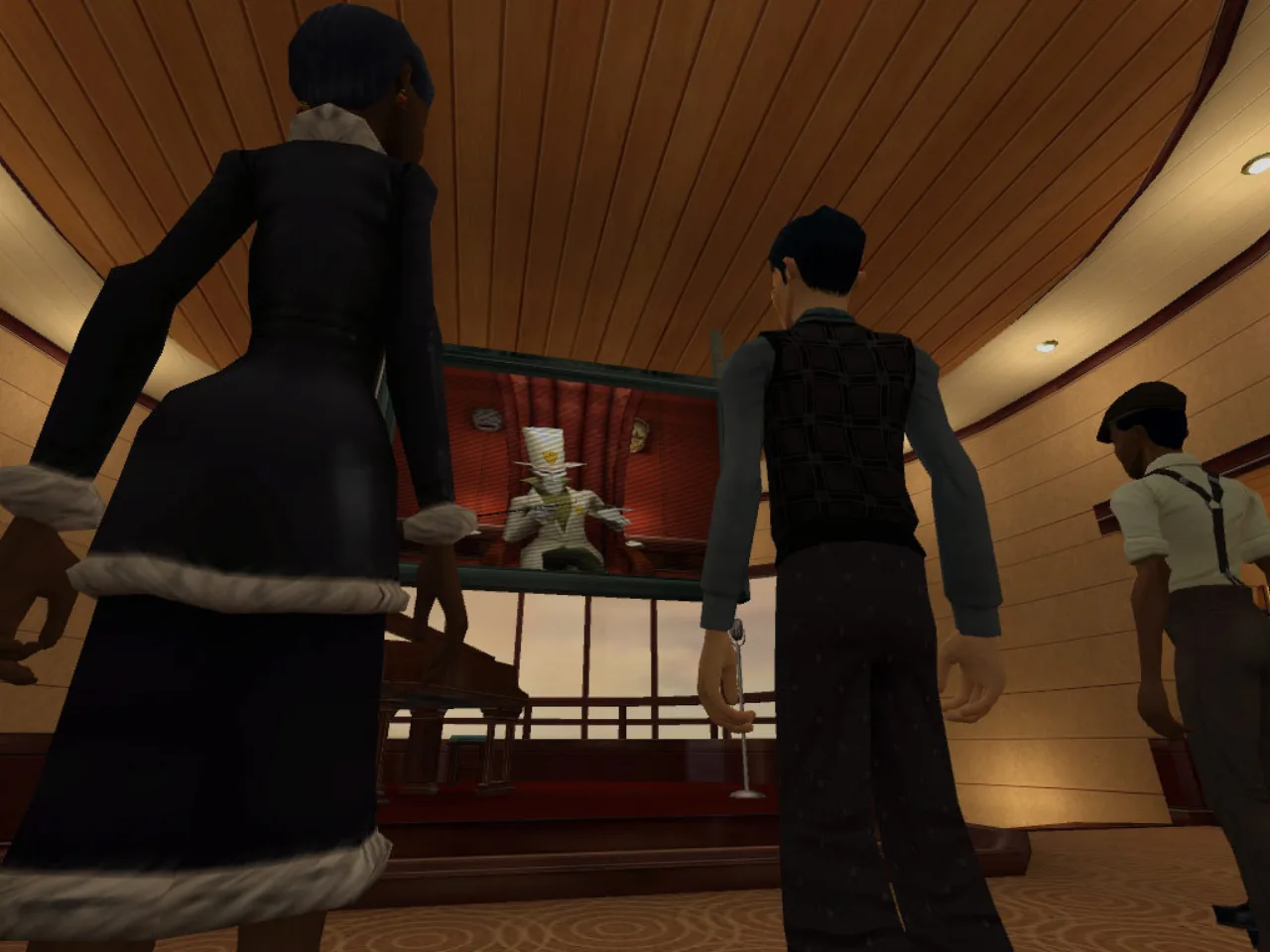 Cena do jogo single-player games