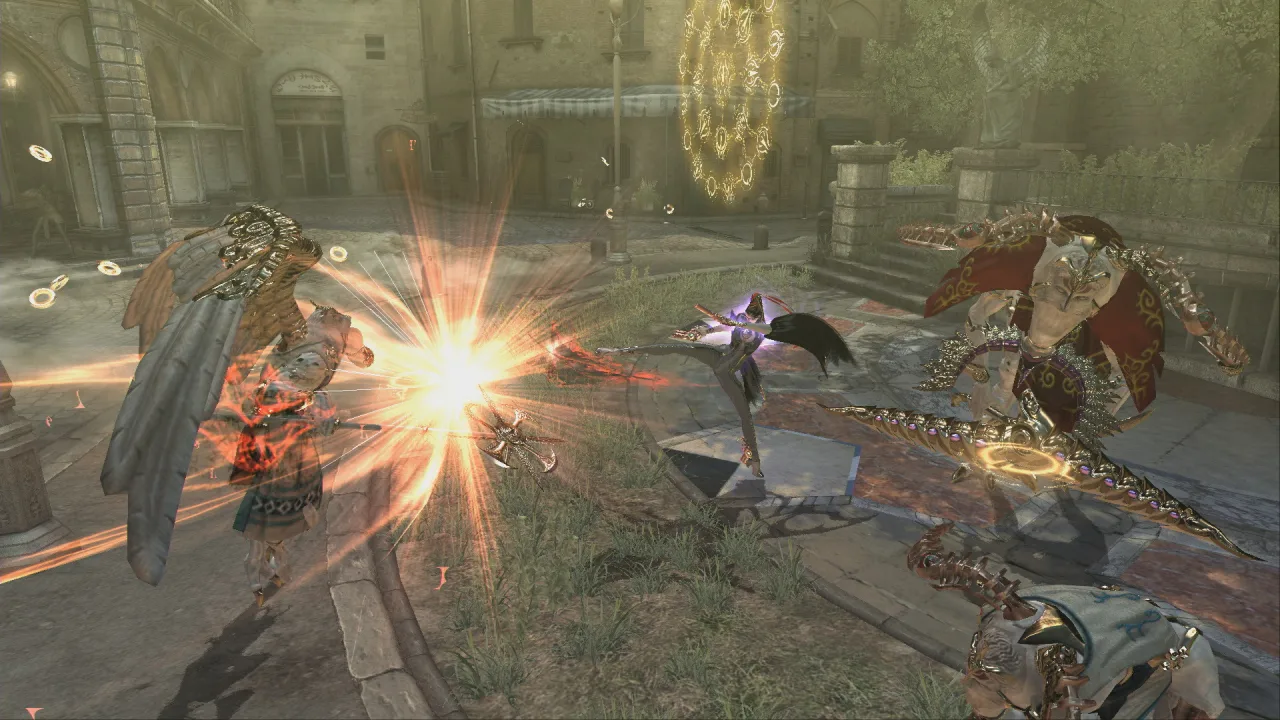 Cena do jogo Bayonetta