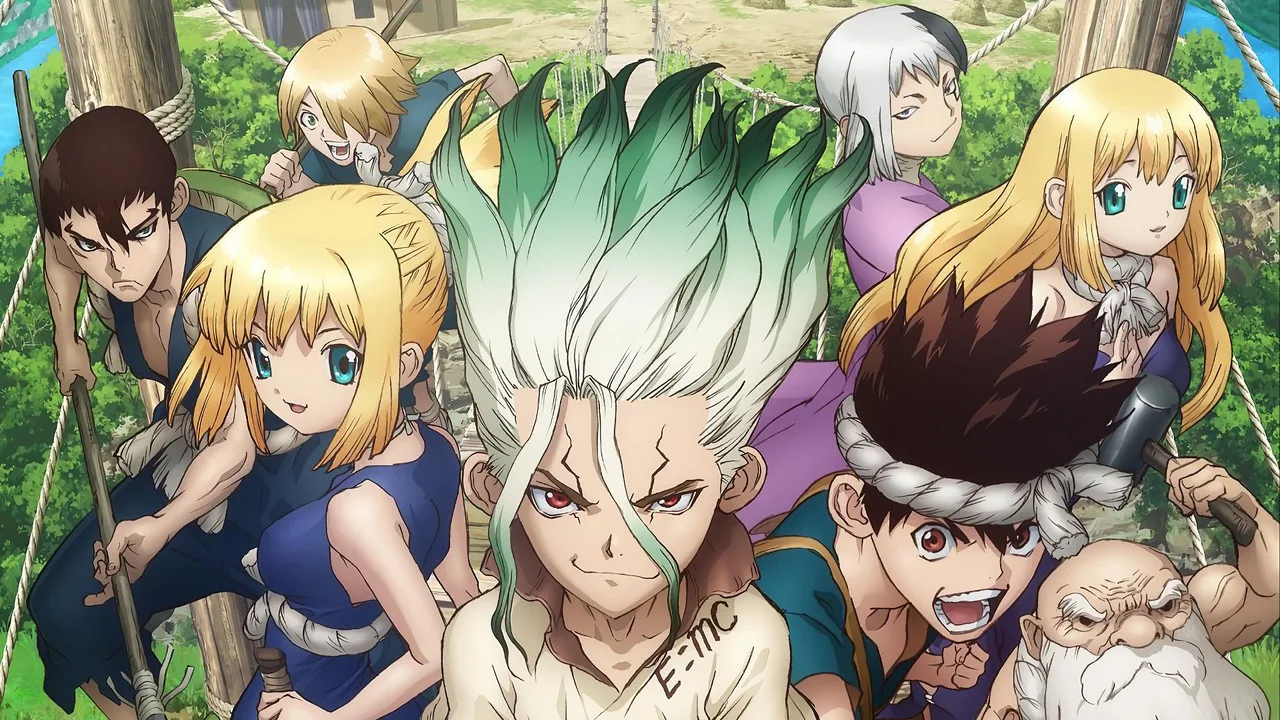 Imagem de Dr. Stone — Dr. Stone, Akane-banashi e Witch Hat Atelier: finais que marcaram a pr