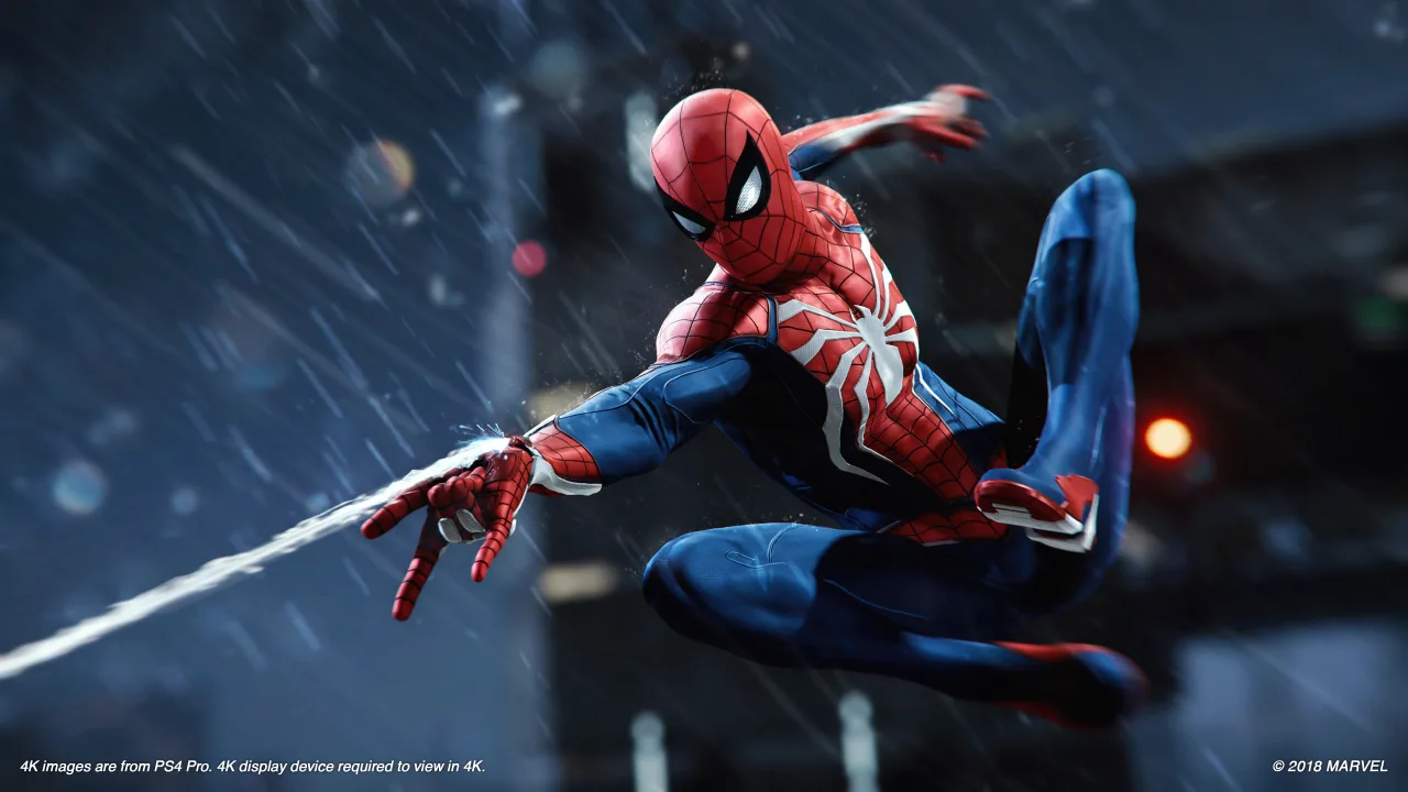 Cena do jogo Spider-Man
