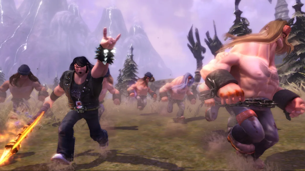 Cena do jogo Brutal Legend
