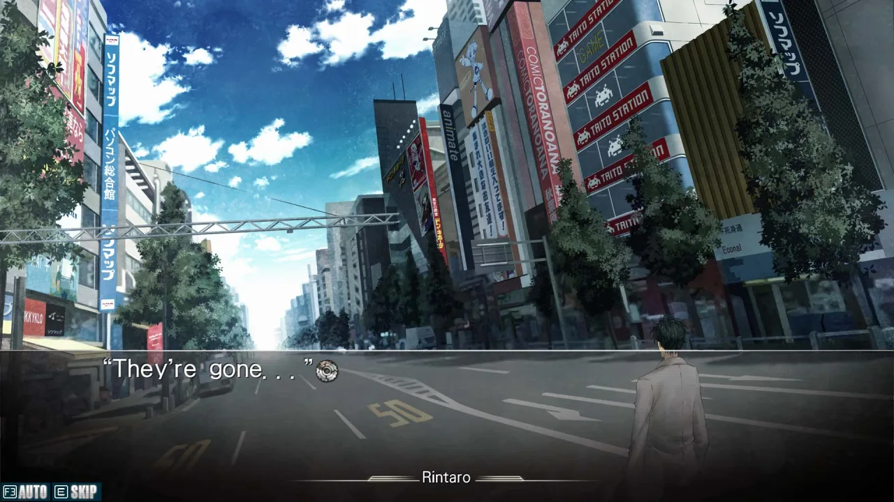 Cena do jogo Steins;Gate Re:Boot
