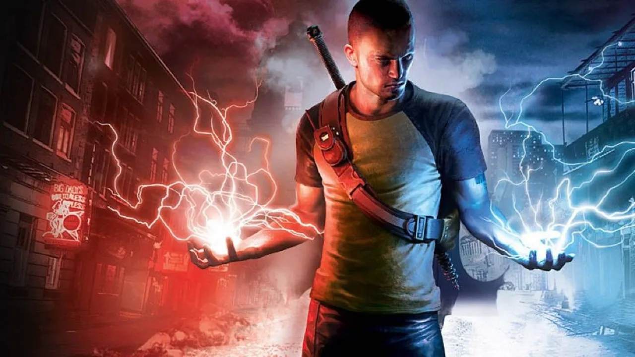 Cena do jogo inFamous 2
