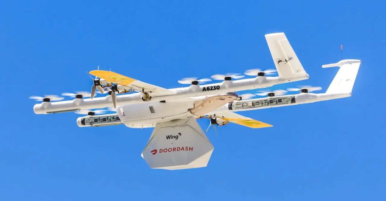 Imagem ilustrativa: DoorDash Air: 5 impactos que a entrega por drone pode ter na sua refeição