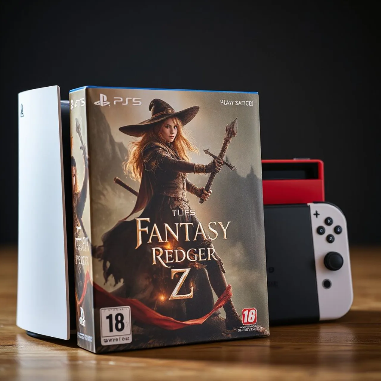 Capa de STARDUST: Wish of Witch mostrando a bruxa protagonista ao lado dos logos do PS5 e Switch 2