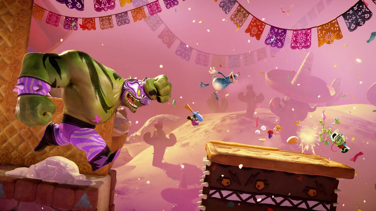 Cena do jogo Rayman Legends Retold