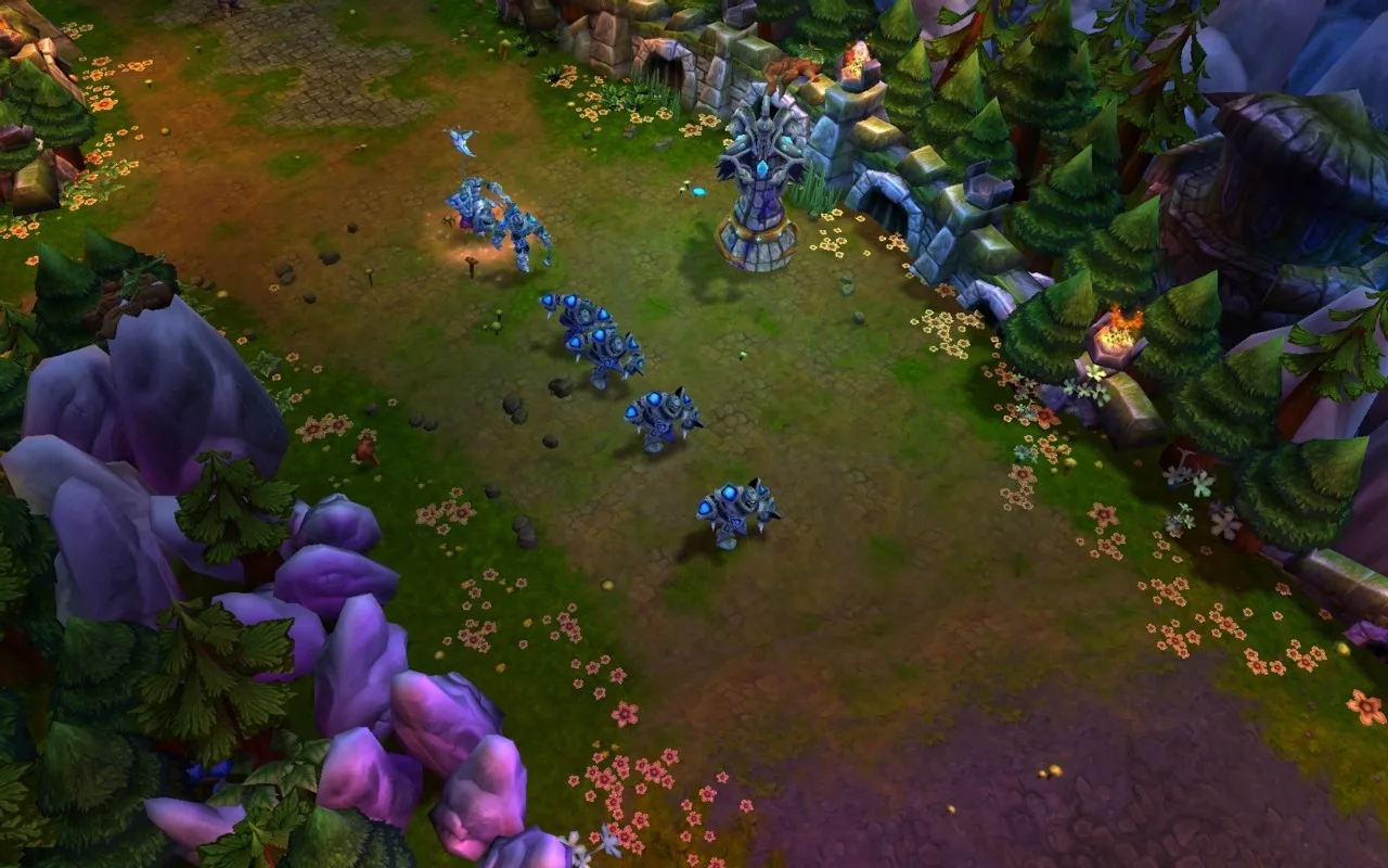 Cena do jogo League of Legends