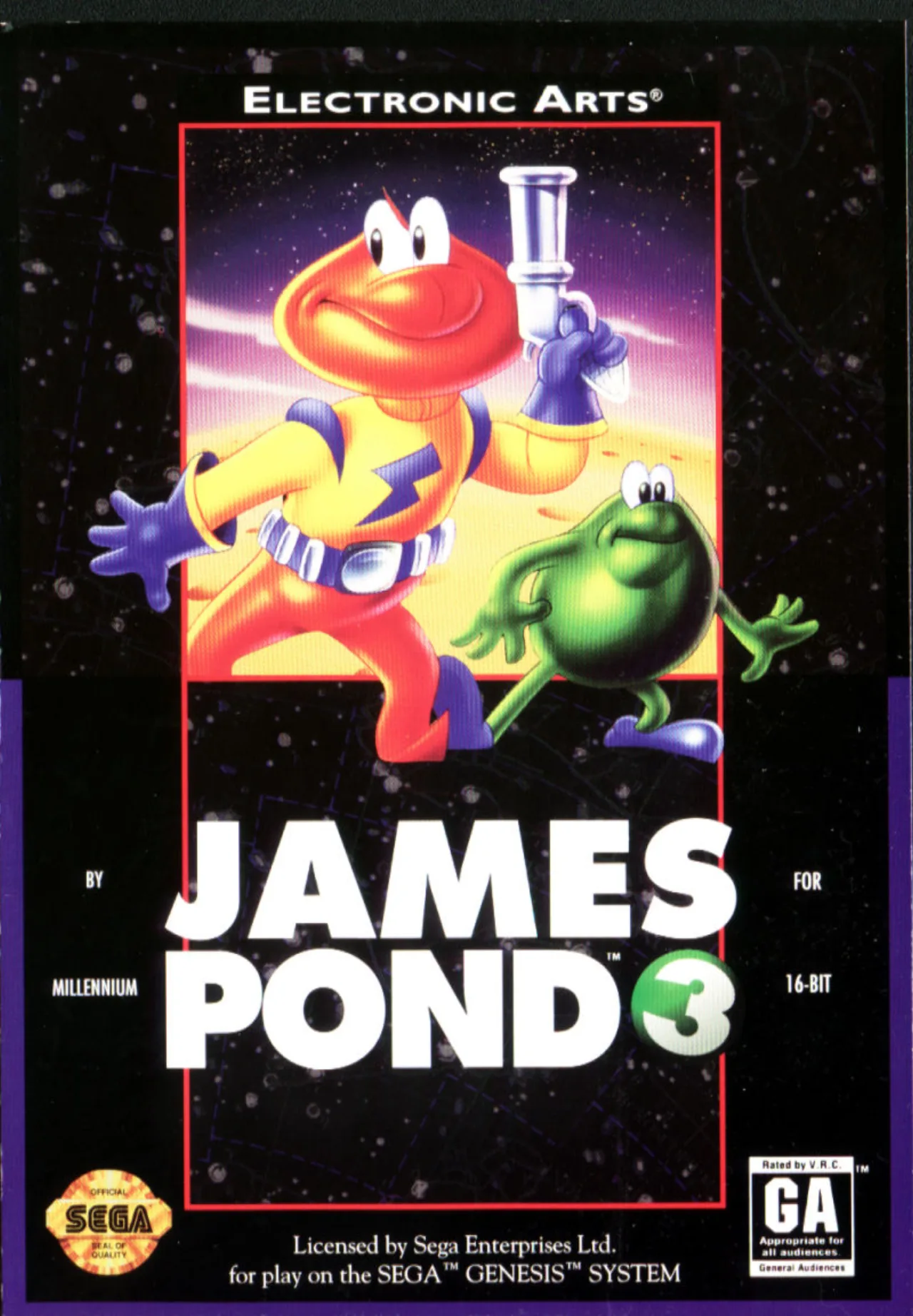 Cena do jogo James Pond