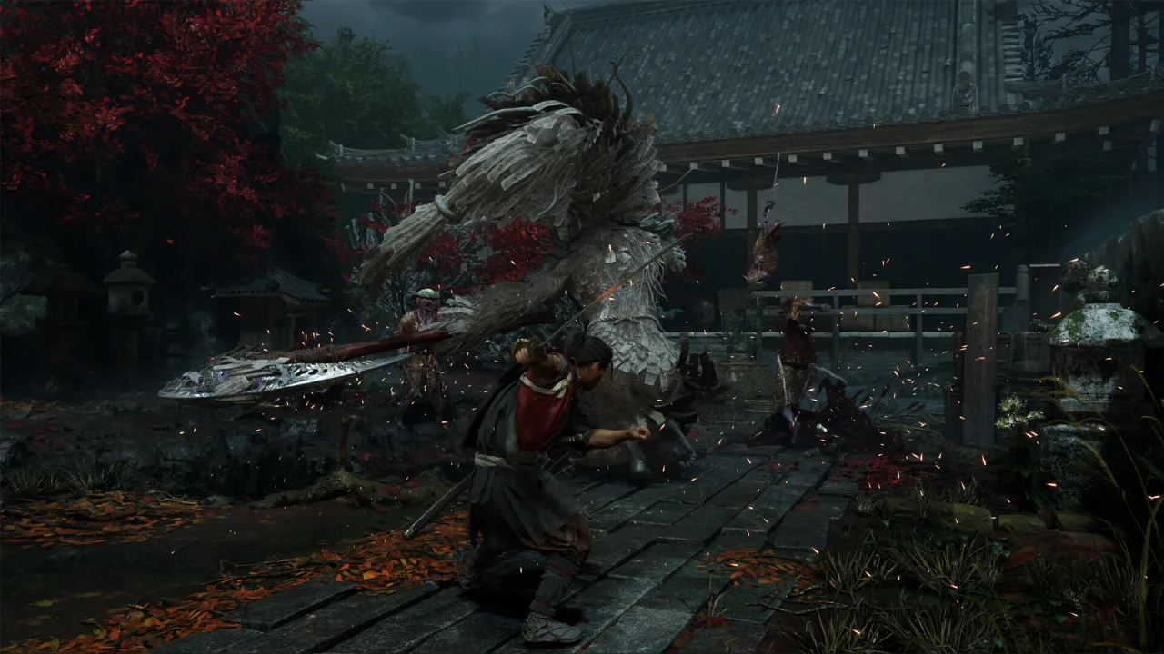Cena do jogo Onimusha: Way of the Sword