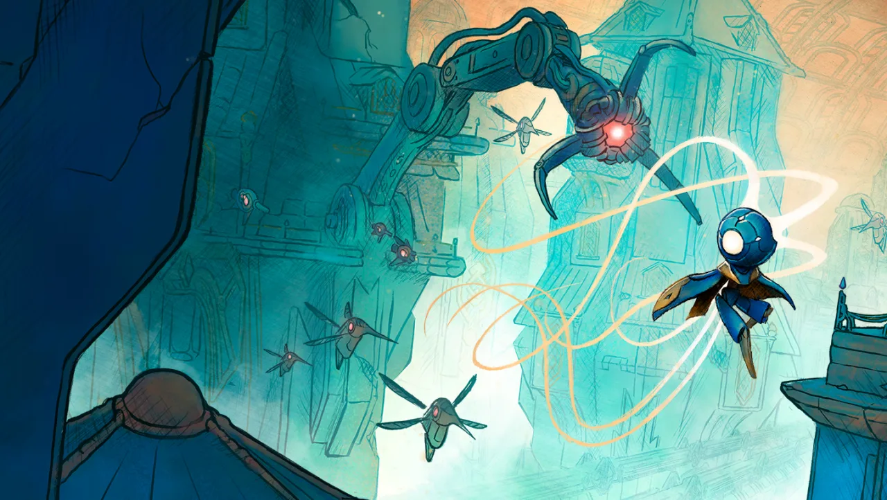 Cena do jogo MIO: Memories in Orbit
