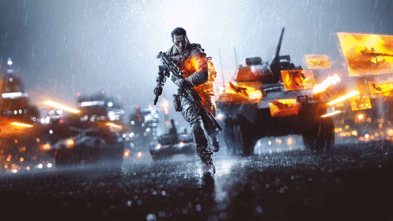 Cena do jogo Battlefield 4