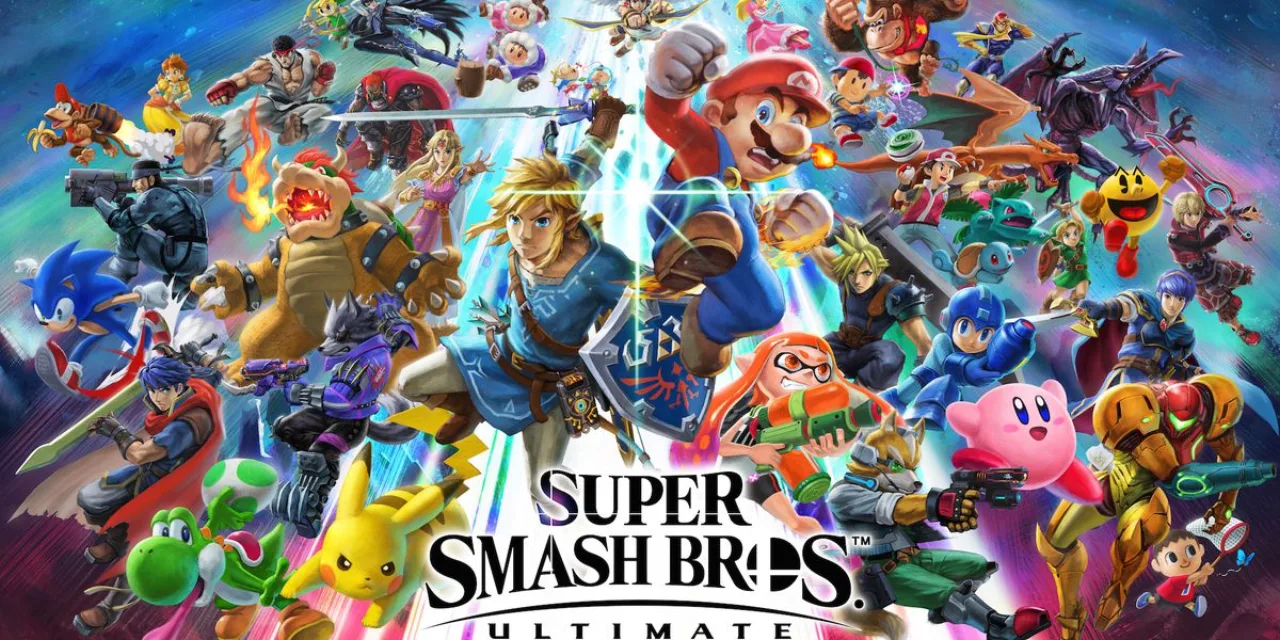 Cena do jogo Super Smash Bros. Ultimate