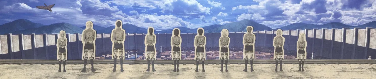 Cena do anime Attack on Titan