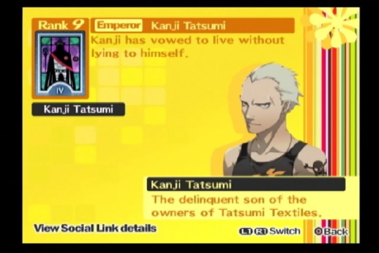 Cena do jogo Persona 4