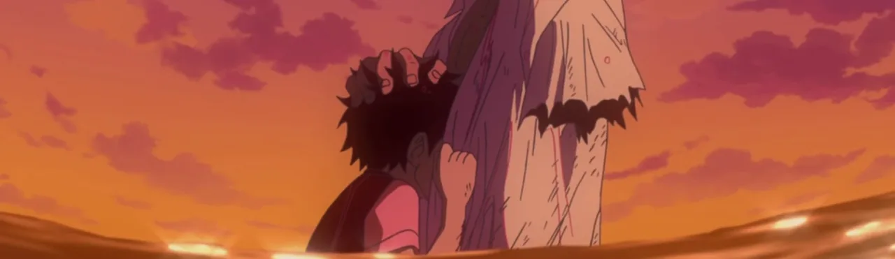 Cena do anime Luffy