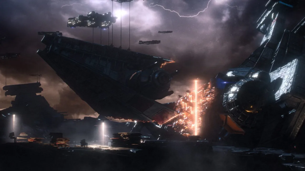 Cena do jogo Order of the Sinking Star