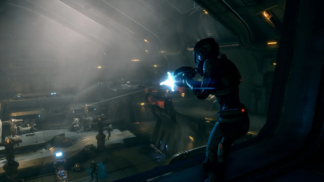 Cena do jogo Mass Effect