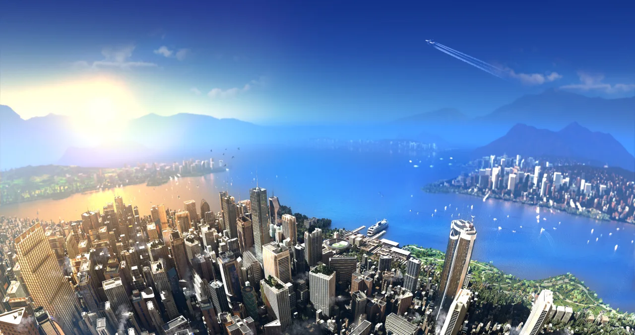 Cena do jogo Cities: Skylines 2