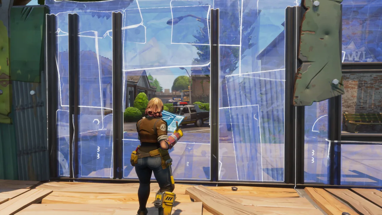 Cena do jogo Fortnite