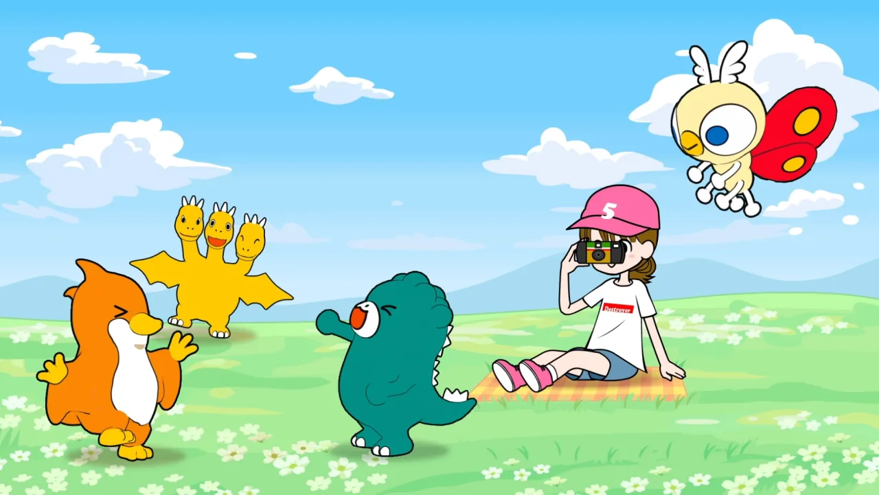 Cena do anime Godzilla