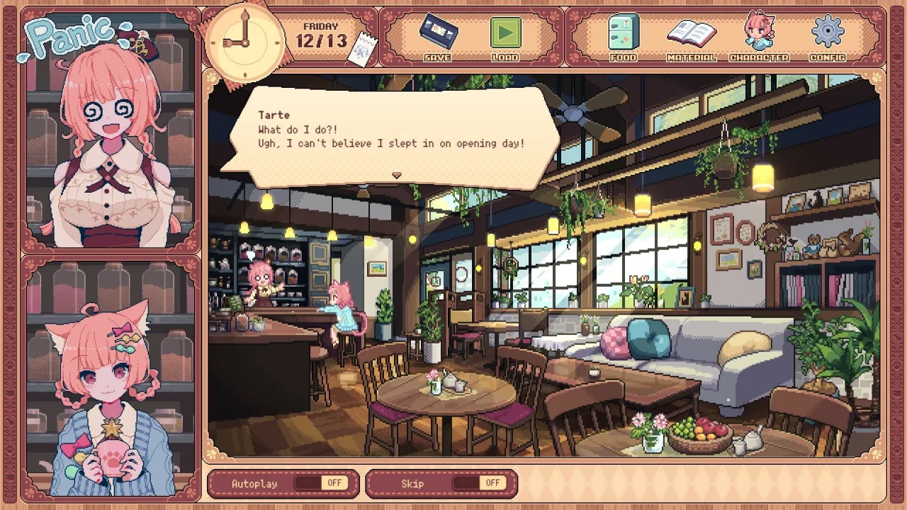 Cena do jogo Kemono Teatime
