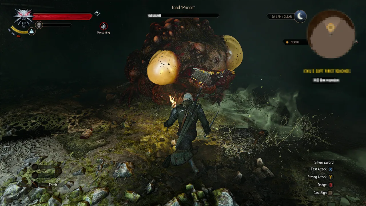 Cena do jogo The Witcher 3: Wild Hunt