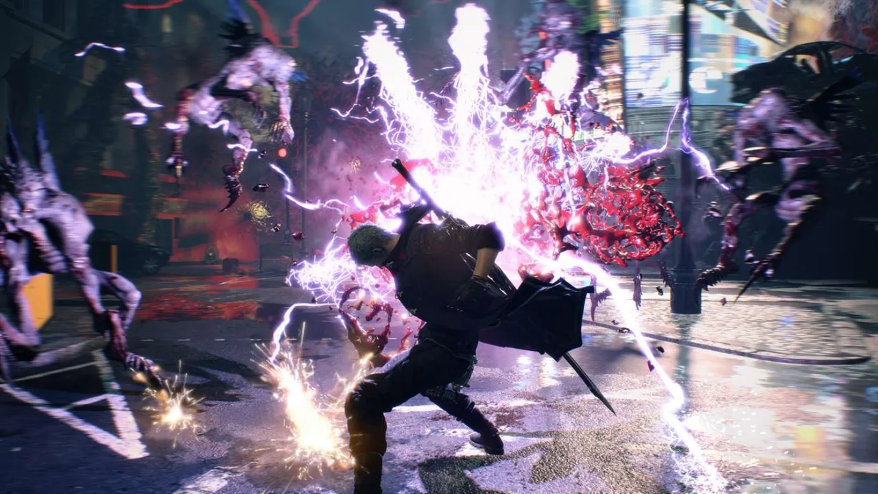 Cena do jogo Devil May Cry 5