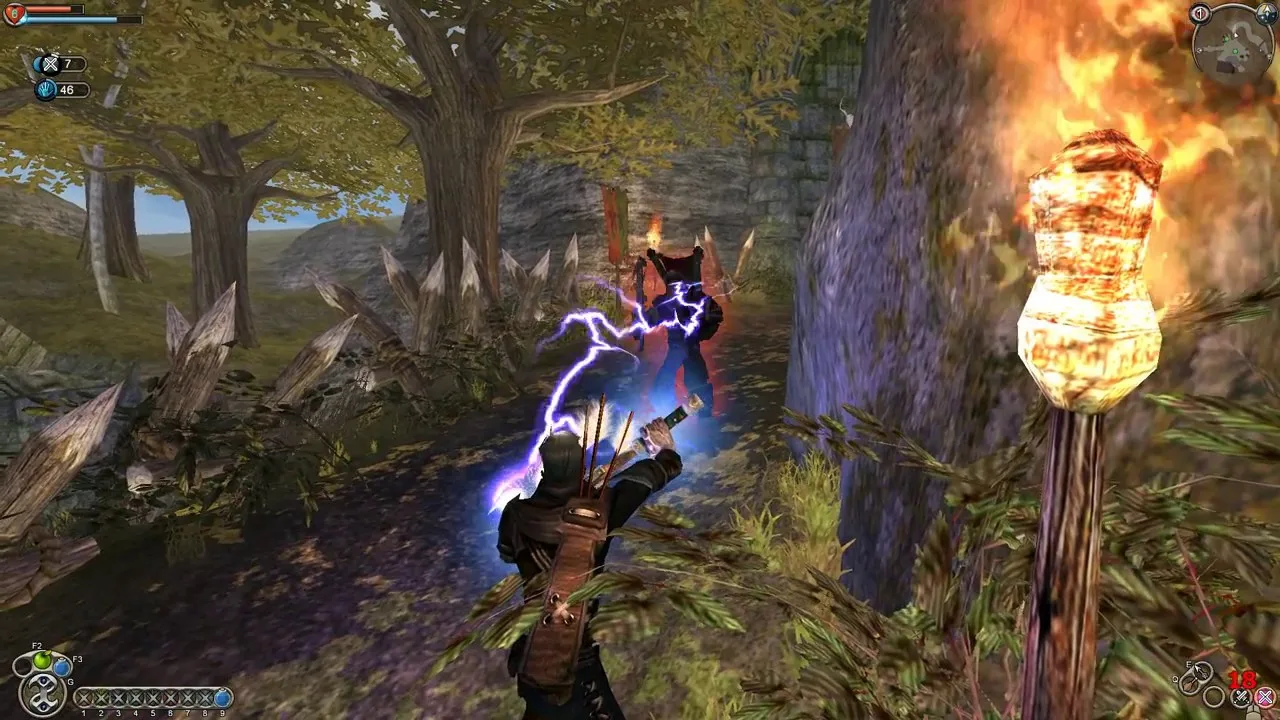 Cena do jogo Fable