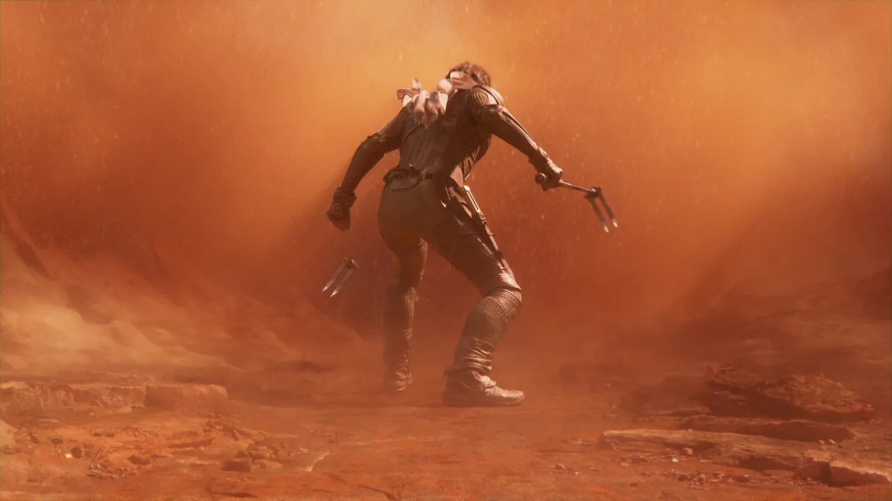 Cena do jogo Dune: Awakening