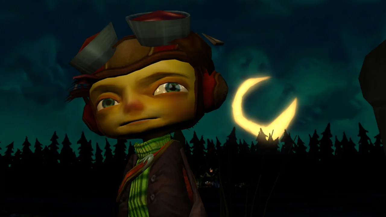 Cena do jogo Psychonauts
