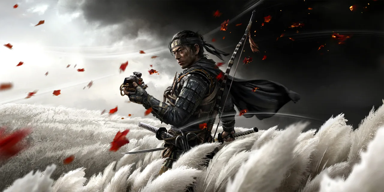 Cena do jogo Ghost of Tsushima