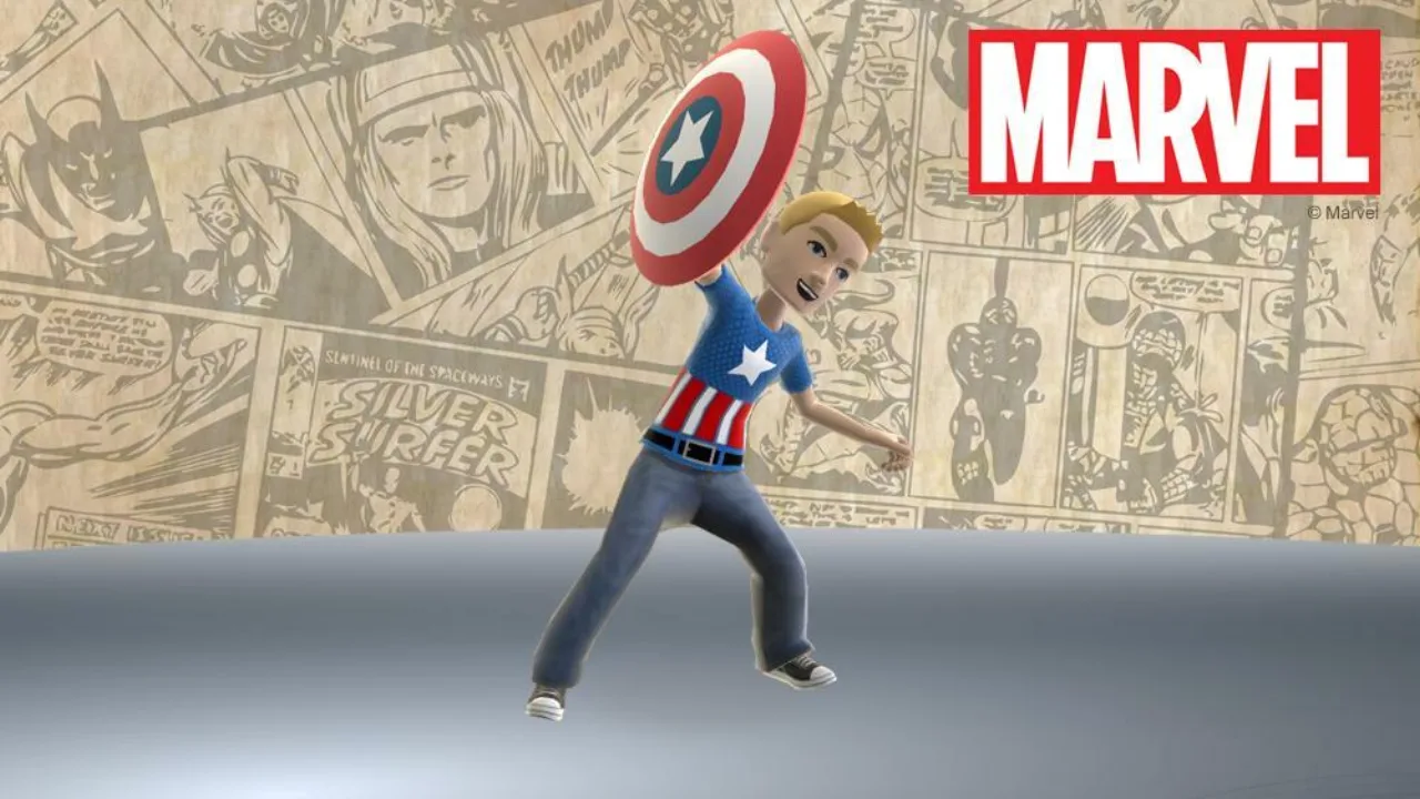 Cena do jogo Marvel