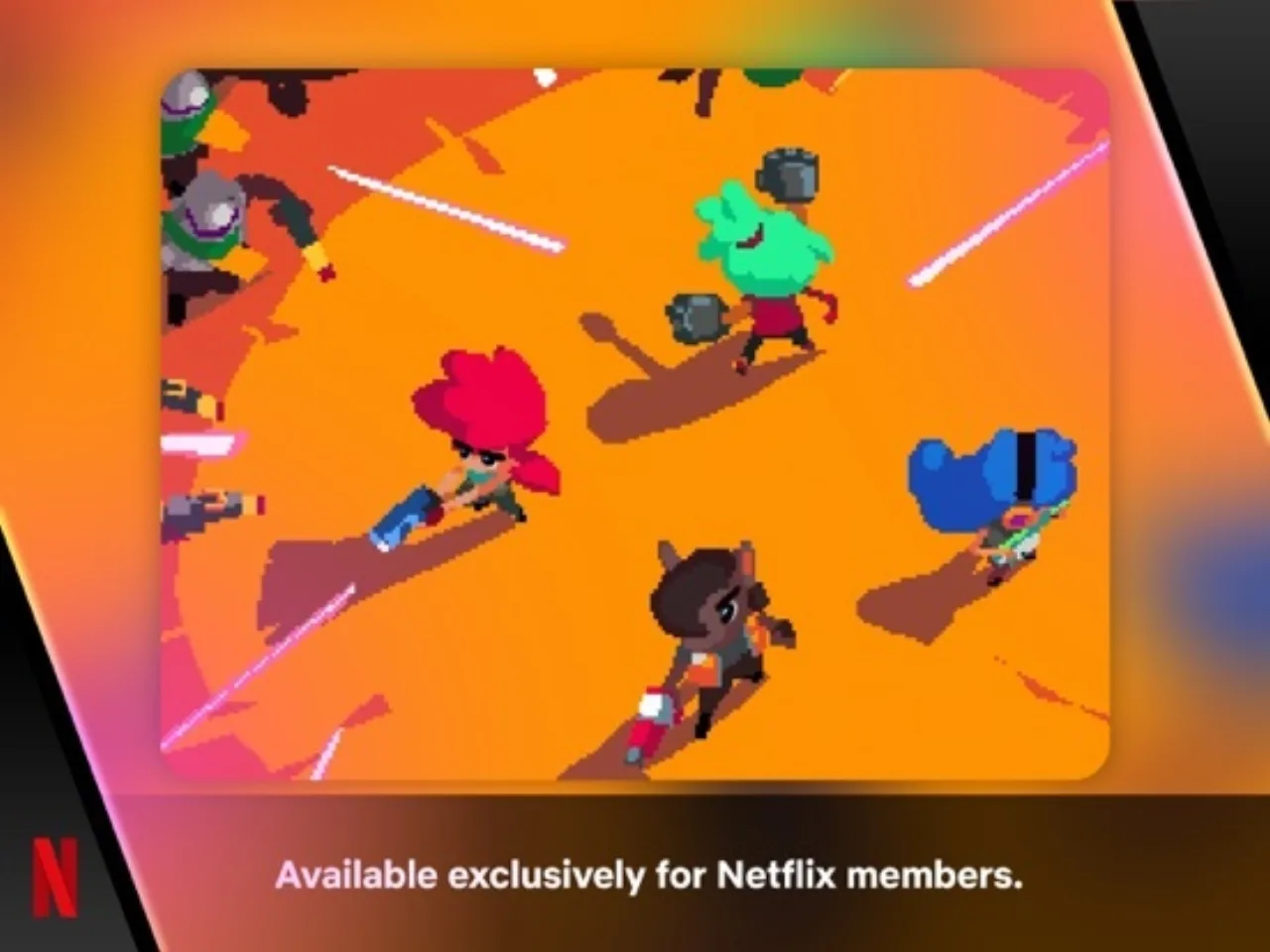 Cena do jogo Netflix
