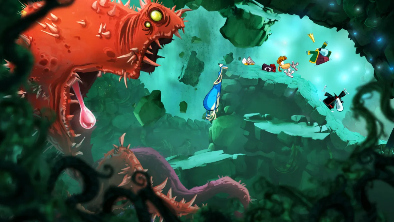 Cena do jogo Rayman Origins