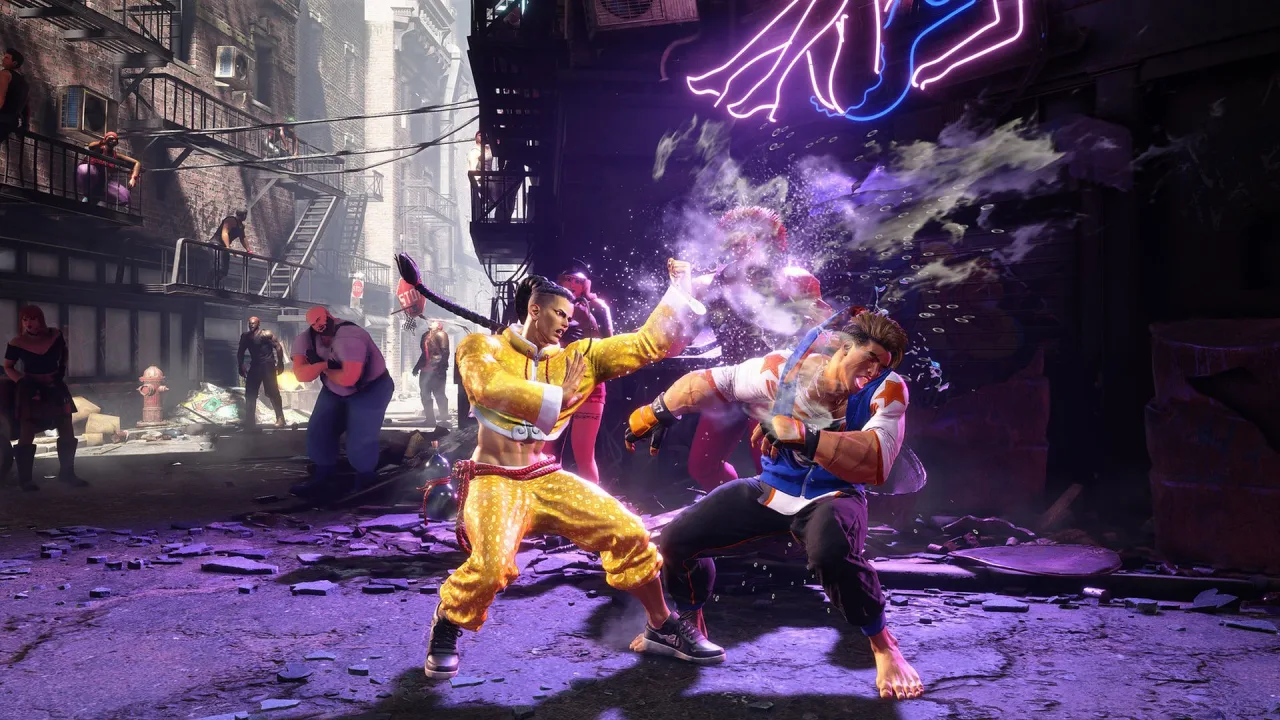 Cena do jogo Street Fighter 6