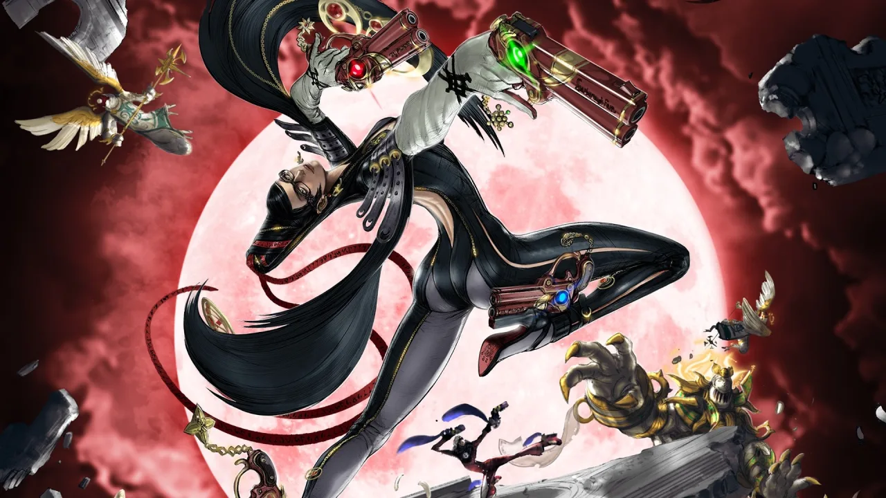 Cena do jogo Bayonetta