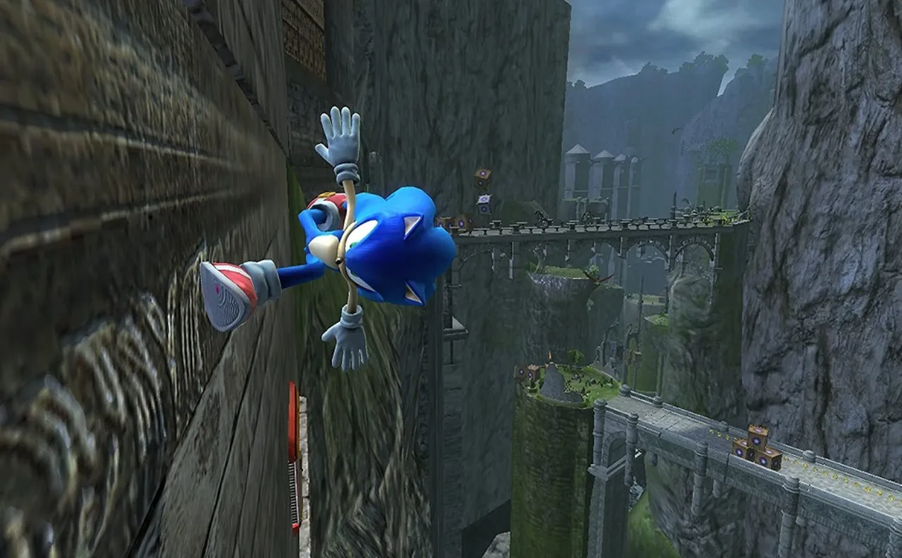 Cena do jogo Sonic the Hedgehog
