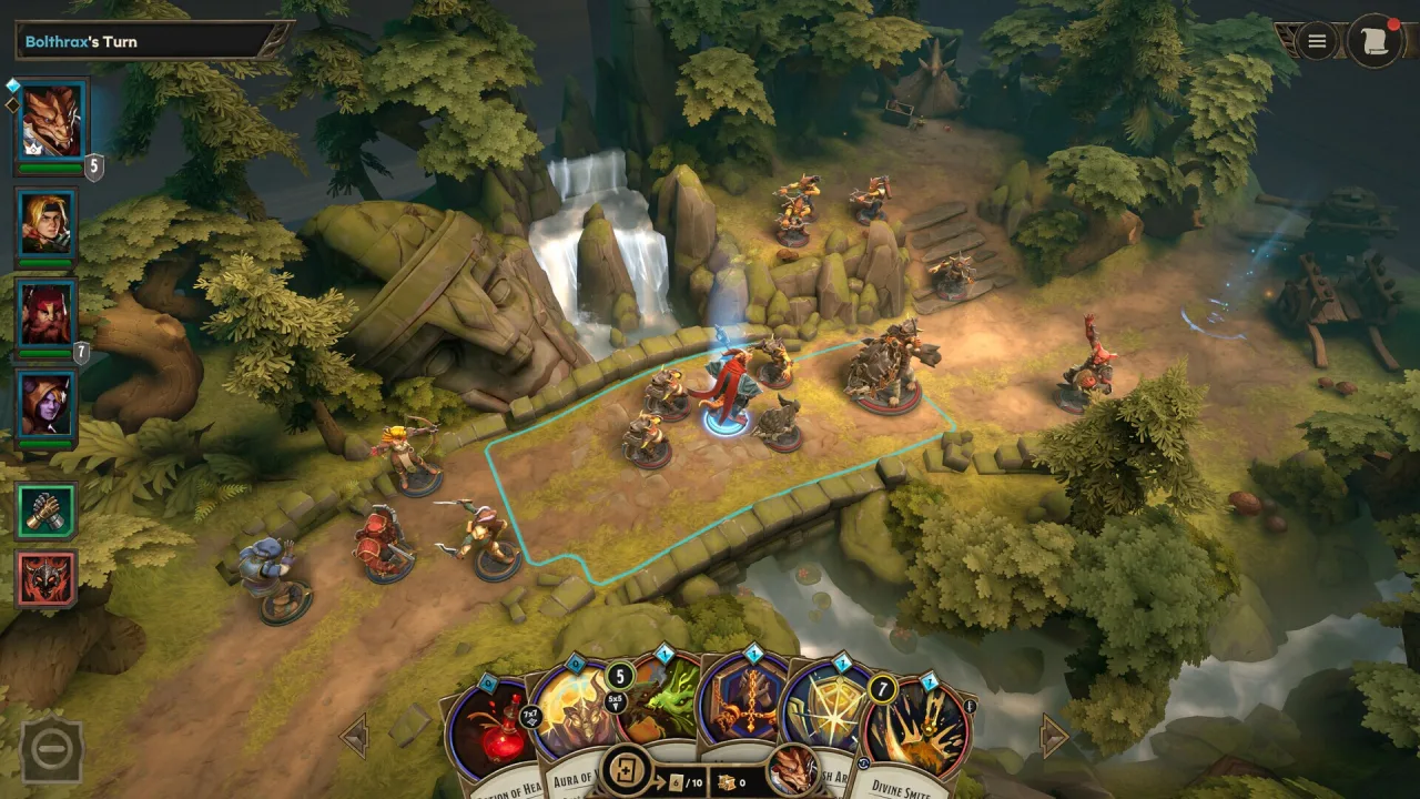Cena do jogo Battlemarked